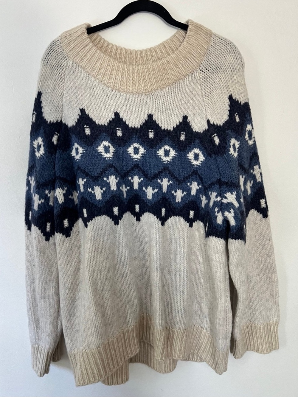 Aerie Buttercream Crew Neck Sweater XL NWT